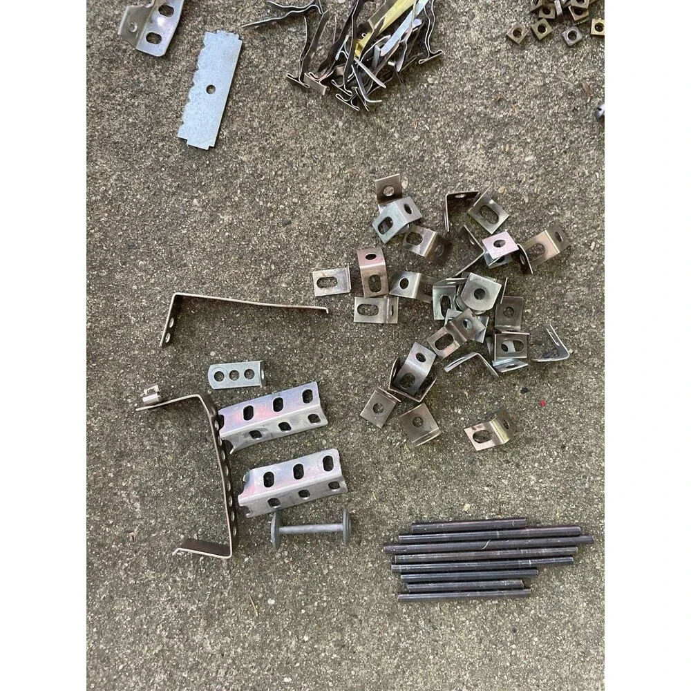 Vintage A.C. Gilbert Erector Set No 6-1/2 Lot w/ WORKING Motor 1938 Manual Box